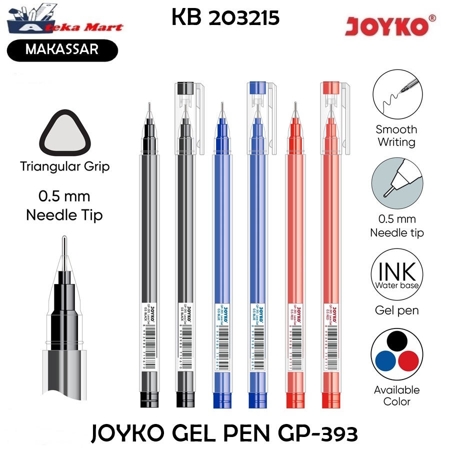 

[PCS] JOYKO GEL PEN GP-393 LEOS GEL PEN MURAH