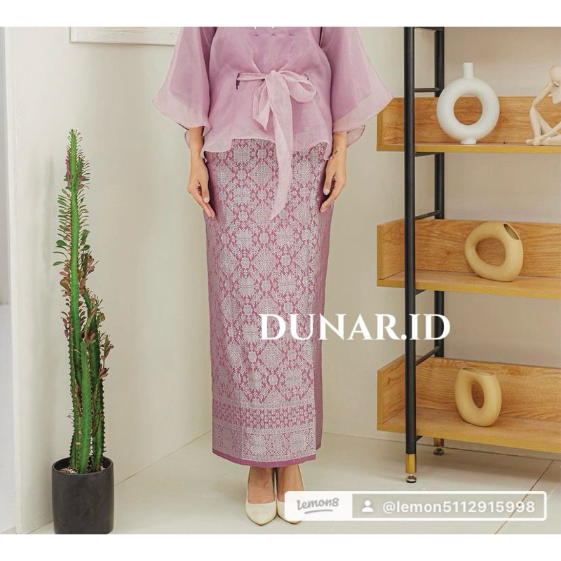 Rok Songket Jadi/Bawahan Kebaya/Songket modern/Songket Seragaman/Songket Bawahan Pesat