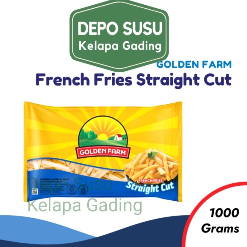 

Golden Farm French Fries 1Kg Kentang Goreng | GoldenFarm