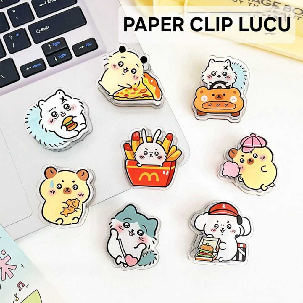 

BAJUKIDDIE PAPER CLIP LUCU KLIP PENJEPIT KERTAS STATIONARY PERLENGKAPAN ALAT TULIS KANTOR SEKOLAH