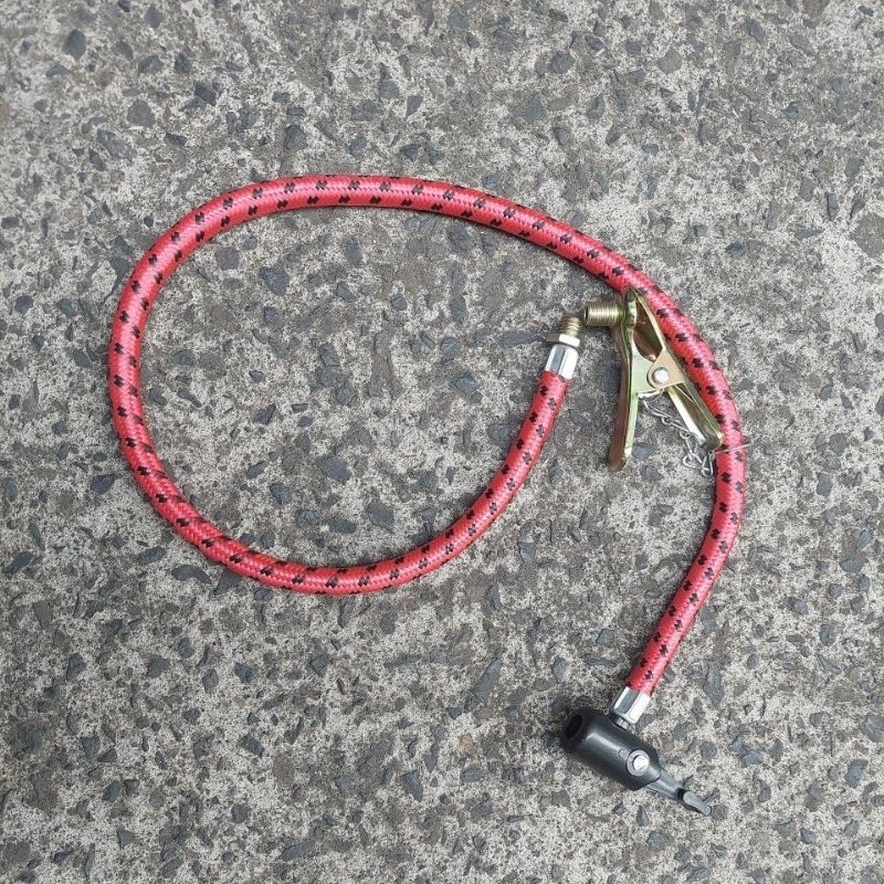 Selang Pompa Angin Pompa Injak Tabung Ban Sepeda Motor 2 Fungsi