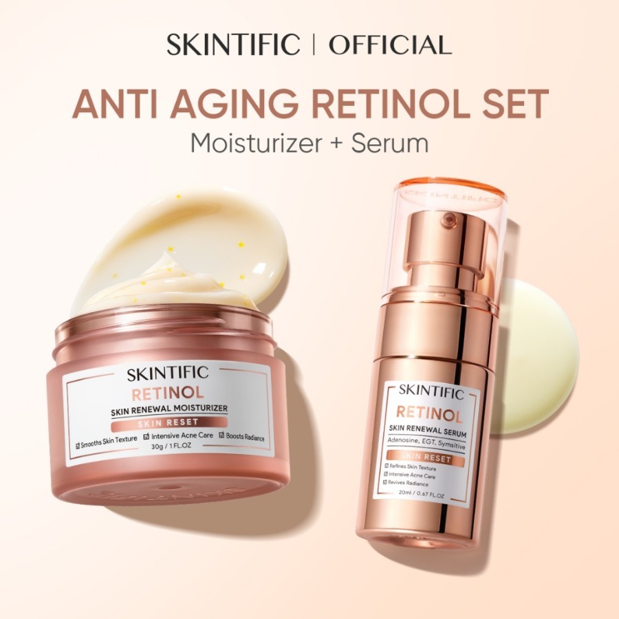 SKINTIFIC Gentle Retinol moisturizer / skintific retinol serum Anti-Aging serum