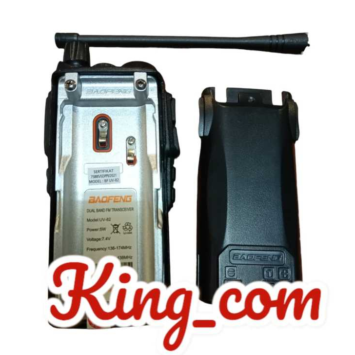 HT BAOFENG UV-82 5Watt HT DUAL BAND UHf=VHf ORIGINAL BERGARANSI