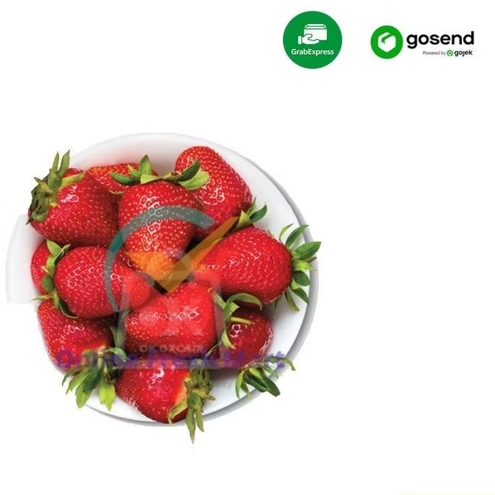 

Fresh Strawberry / Buah Stroberi Segar (250 gr) KHUSUS INSTANT - Online Fresh Mart Denpasar