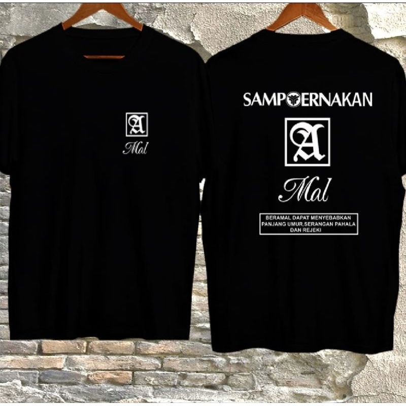 Kaos Sampoernakan amal - 100% katun combed 30s Lapakkaos.id