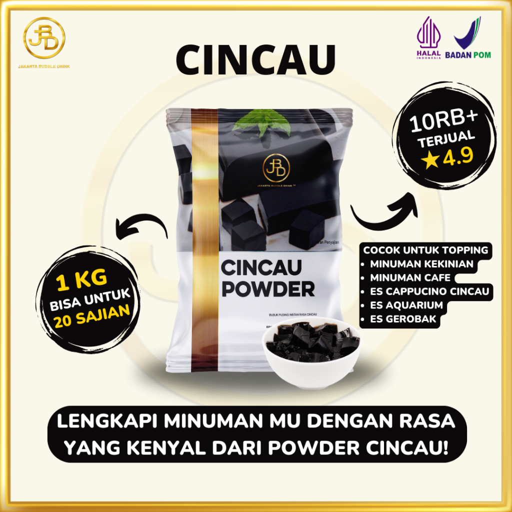 

Bubuk CINCAU Hitam Powder 1 KG - JBD | HALAL