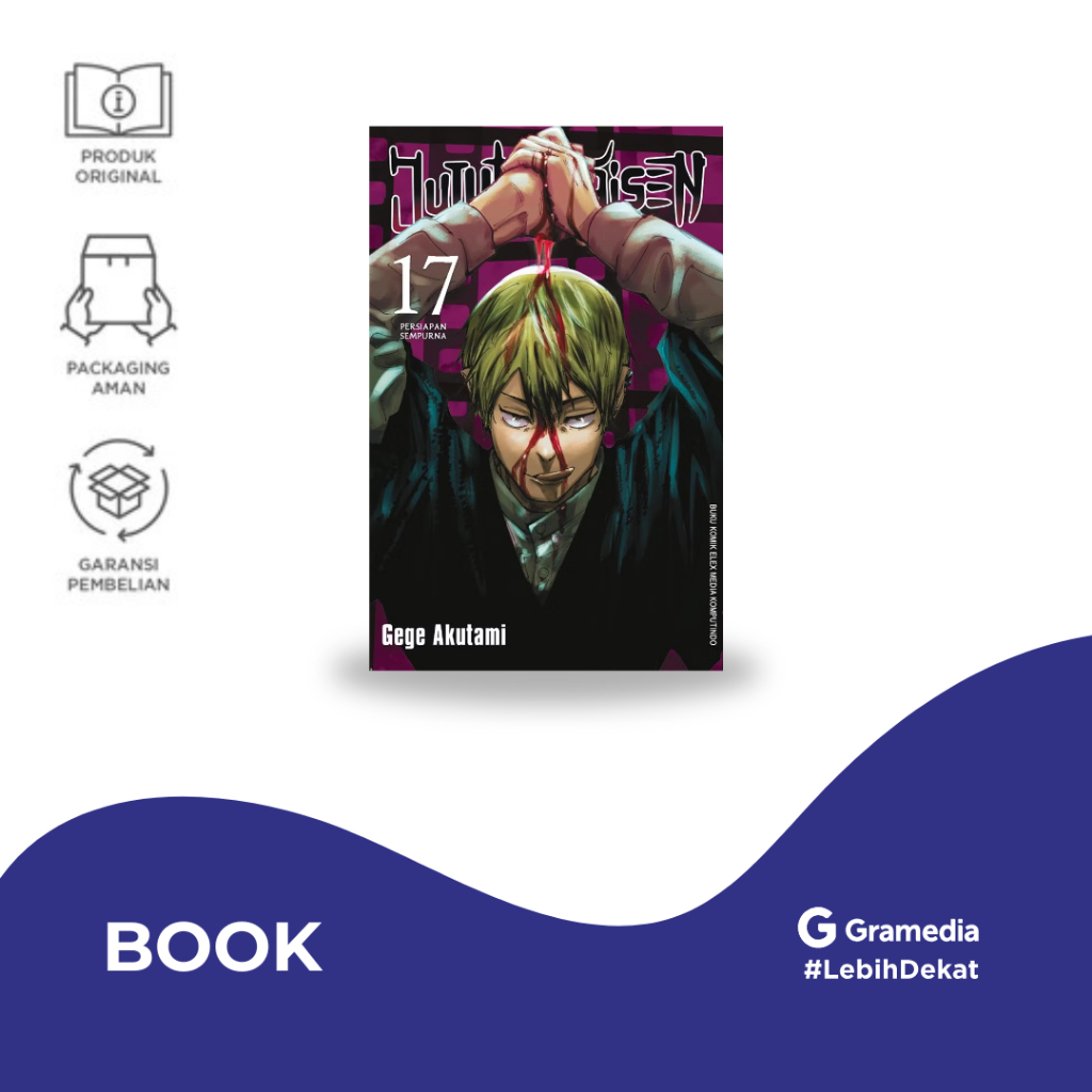 Komik Jujutsu Kaisen 17 - Gramedia Jember