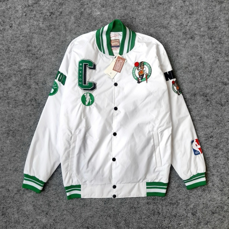 Jaket Varsity Celtics Boston Bordir Premium Fulltag