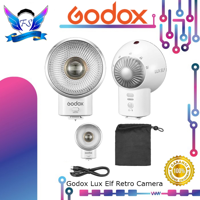 Godox Lux Elf Retro Camera Flash Godox Flash Kamera