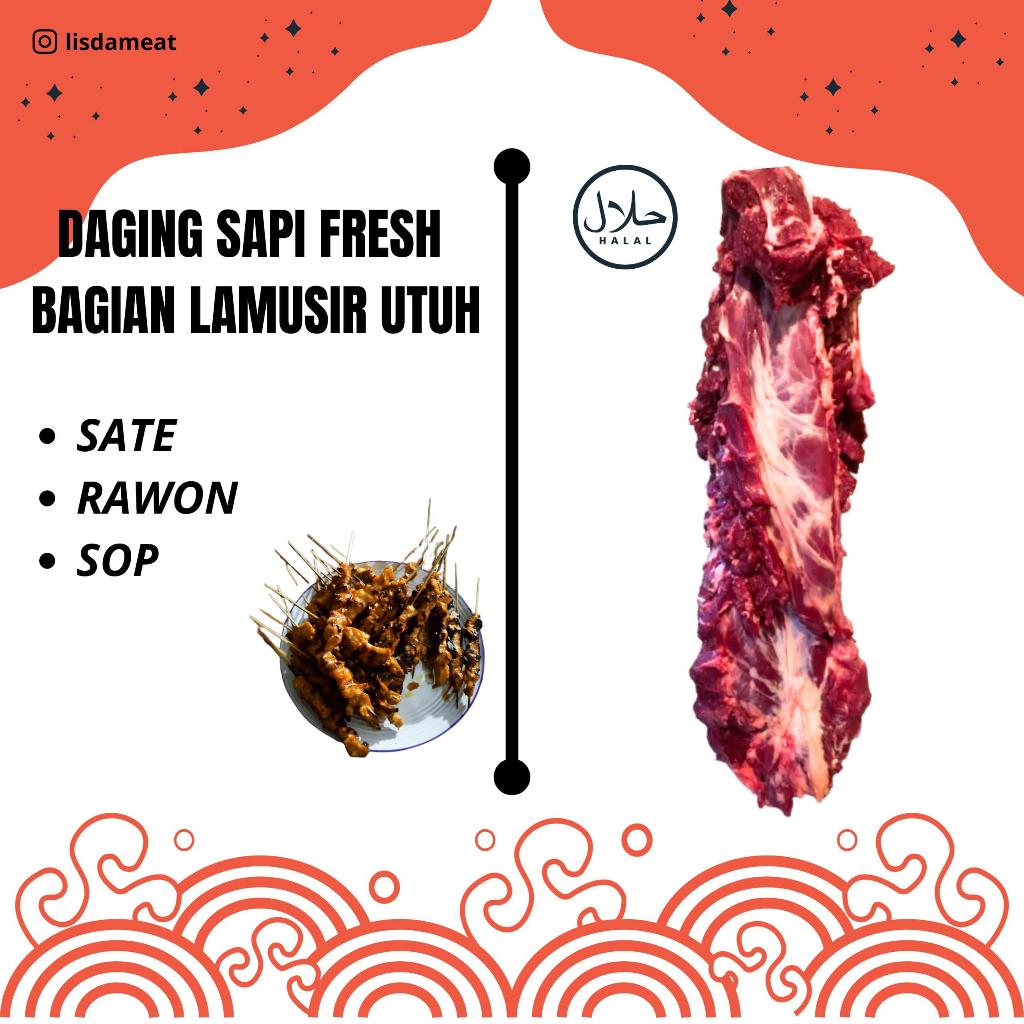 

DAGING SAPI LOKAL FRESH LAMUSIR UTUH