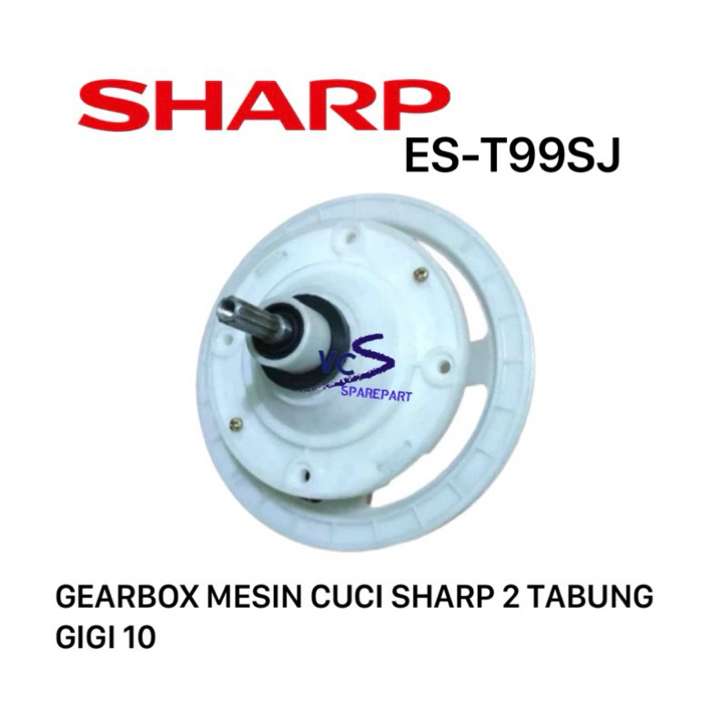 SHARP ES-T99SJ GEARBOX Mesin Cuci Sharp 2 Tabung Girbok Gearbok GearBox