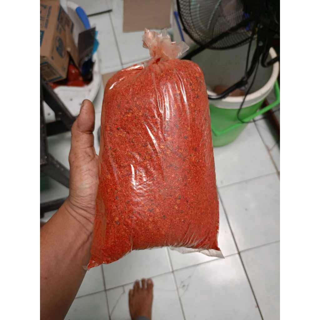 

Cabe bubuk super pedas halus kasar pedas jeletot cabe tabur cabai instant cabai giling 100 gram