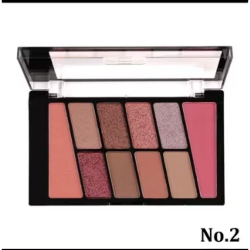 ushas eyeshadow dan blush on