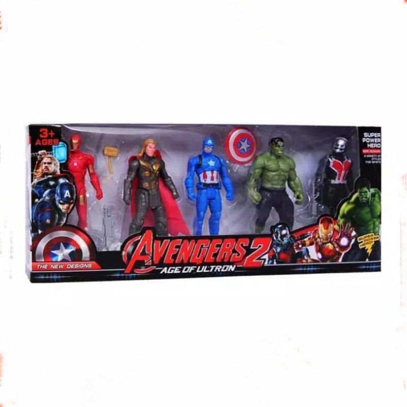 mainan Avengers 5in1 - robot Avengers heroes 5in1-mainan anak