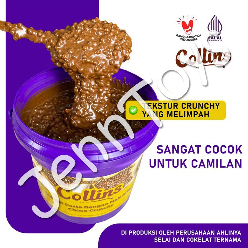 

JennToys - COLLINS CRUNCHY 1KG - COKLAT VIRAL