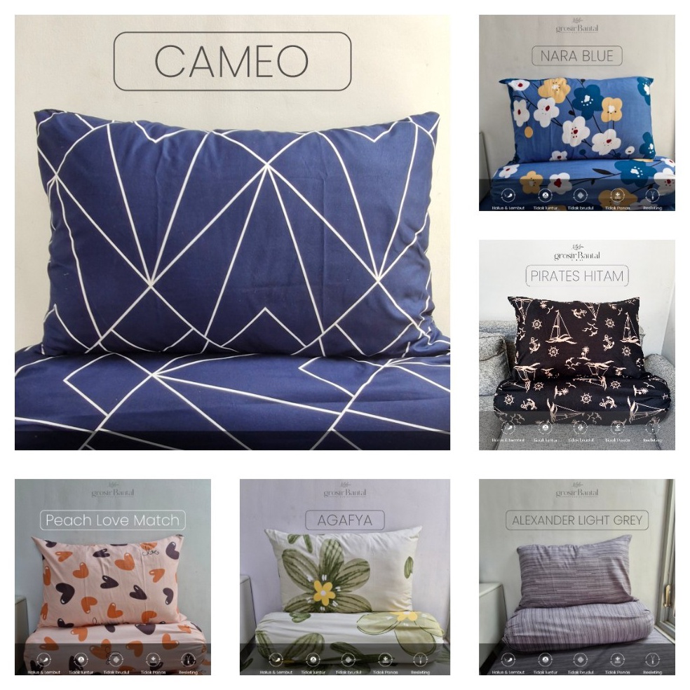 Terkini Grosir Sarung Bantal Guling Motif Aesthetic resleting