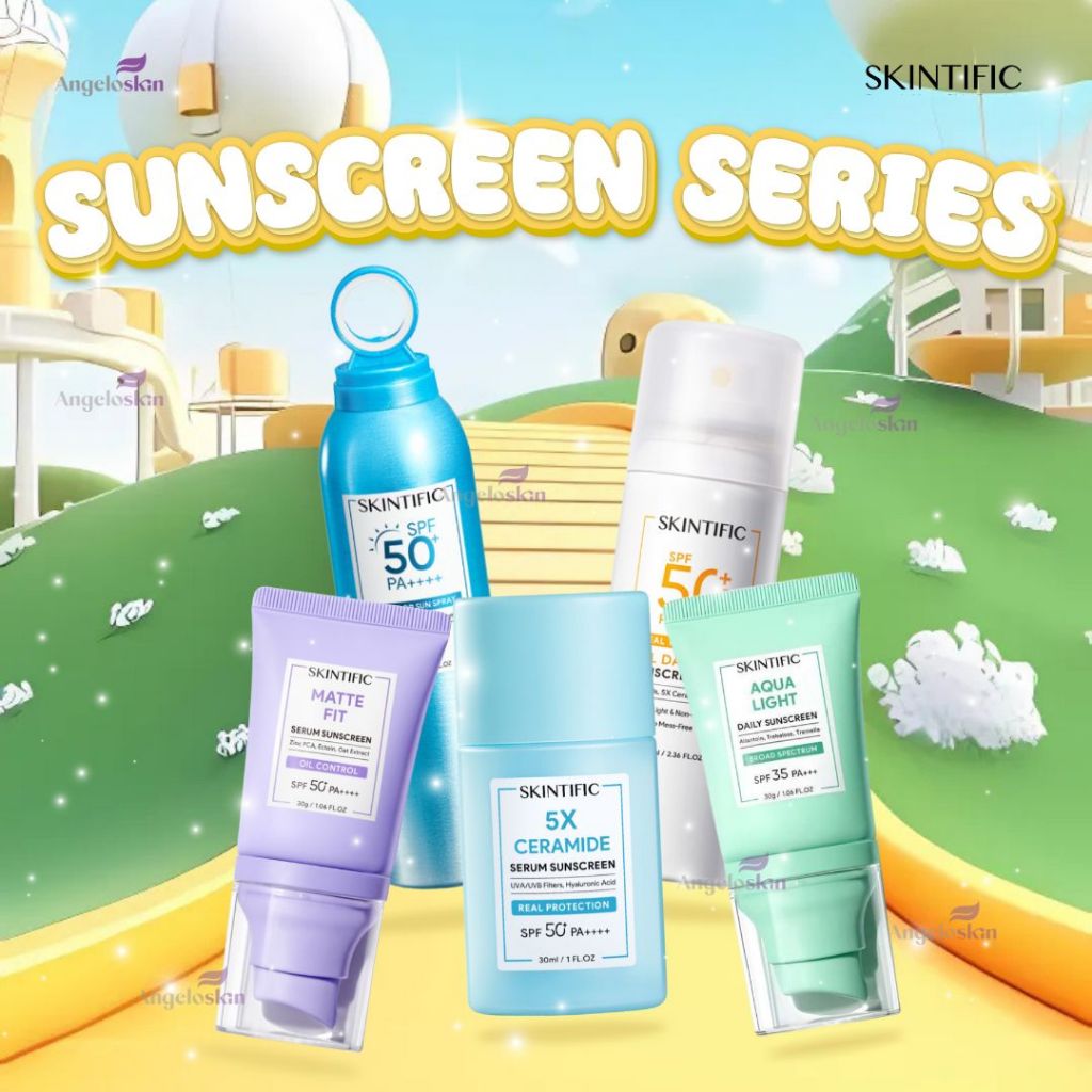 ✨ANGELO SKIN✨ SKINTIFIC Sunscreen Series Outdoor Sunscreen Spray SPF 50+ 250ml / SS Mist SPF 50+ / B