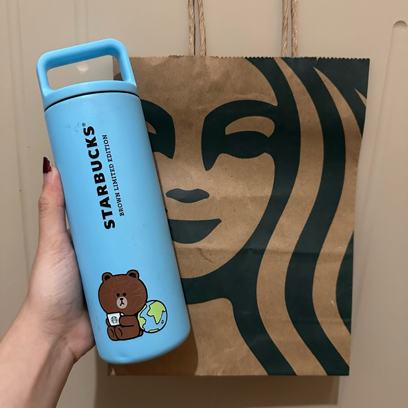 Preloved Tumbler Starbucks Miir Line Friends Earth Day Edition 2021 Starbucks Tumbler Original