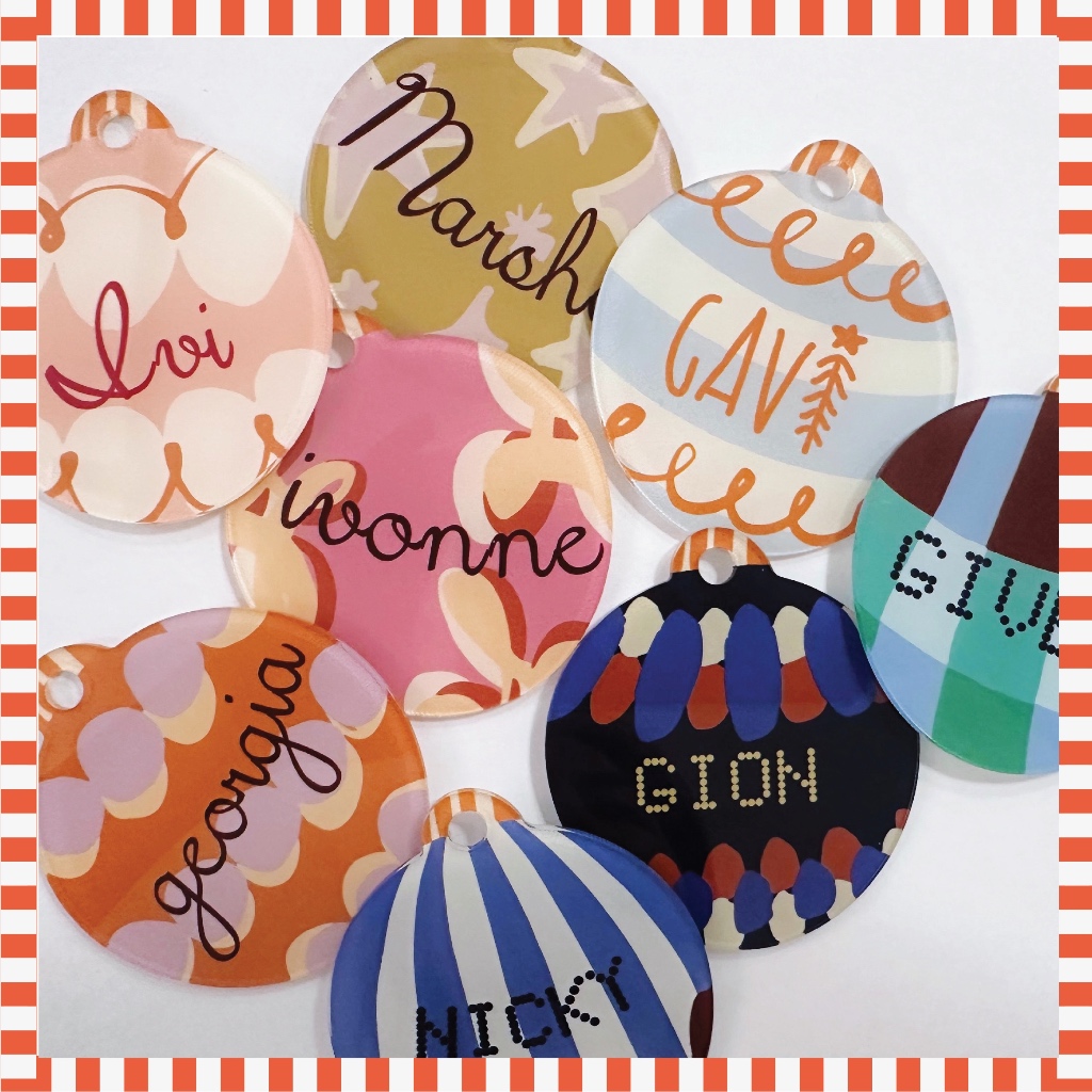 

IISM ISENG - CHRISTMAS ACRYLIC NAME TAG