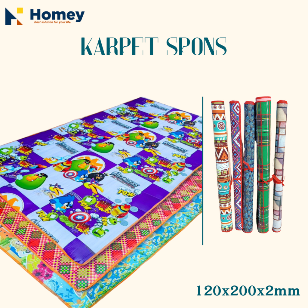 [ HOMEY ] || Tikar Eva Spons Karpet Murah Spons Matras Lantai Karakter