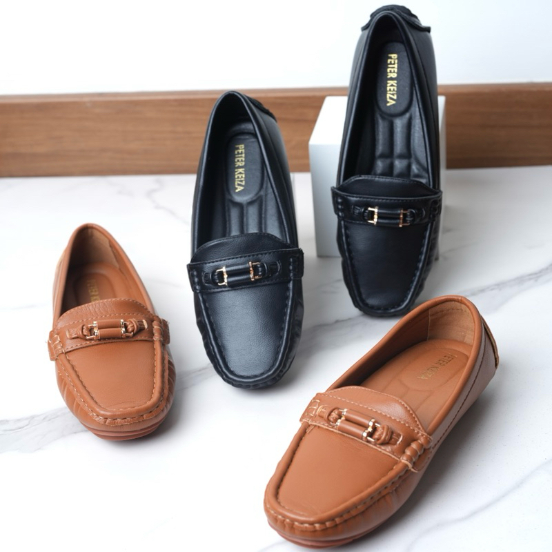 Peter Keiza Sepatu Loafers Moccasin Wanita ZN 80-13