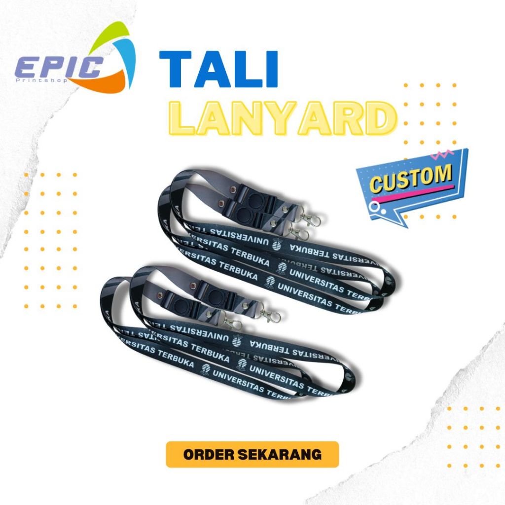 

TALI LANYARD CUSTOM | FULL PRINT | FULL WARNA
