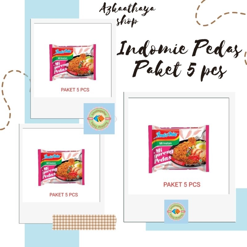 

INDOMIE GORENG PEDAS PAKET 5 PCS