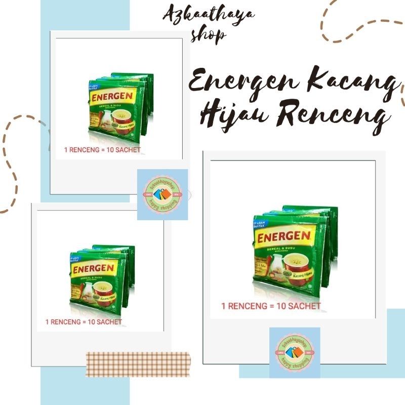 

ENERGEN KACANG HIJAU RENCENG ISI 10 SACHET