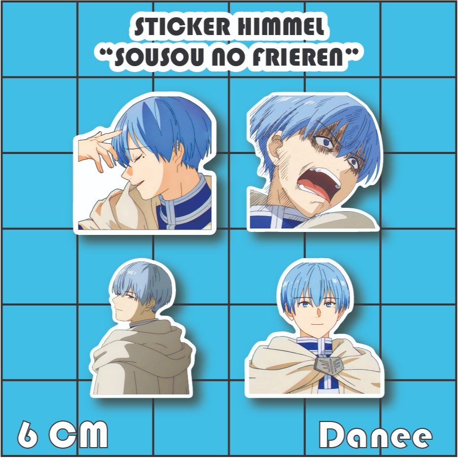 

[Stiker Anime Vinyl Anti Air] Himmel, Stiker Vinyl Tahan Air dan Awet, ukuran +-6 cm