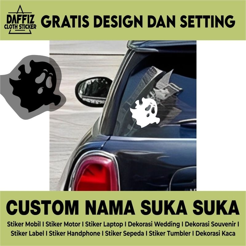 STIKER CUTTING HANTU CASPER