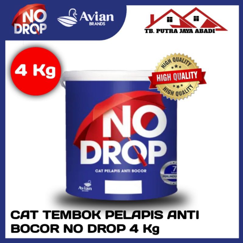 CAT PELAPIS ANTI BOCOR CAT TEMBOK No Drop 4 Kg