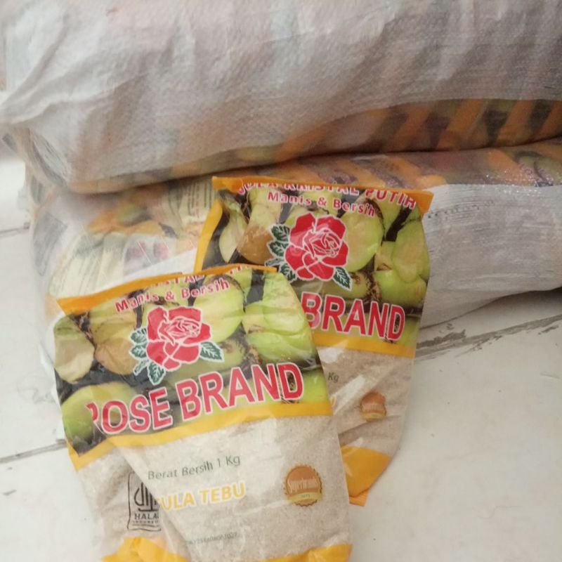 

Gula kemasan 1kg Rosebrand 2sak premium