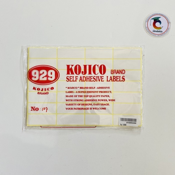 

Stiker Label Adhesive No. 107 18x50 mm
