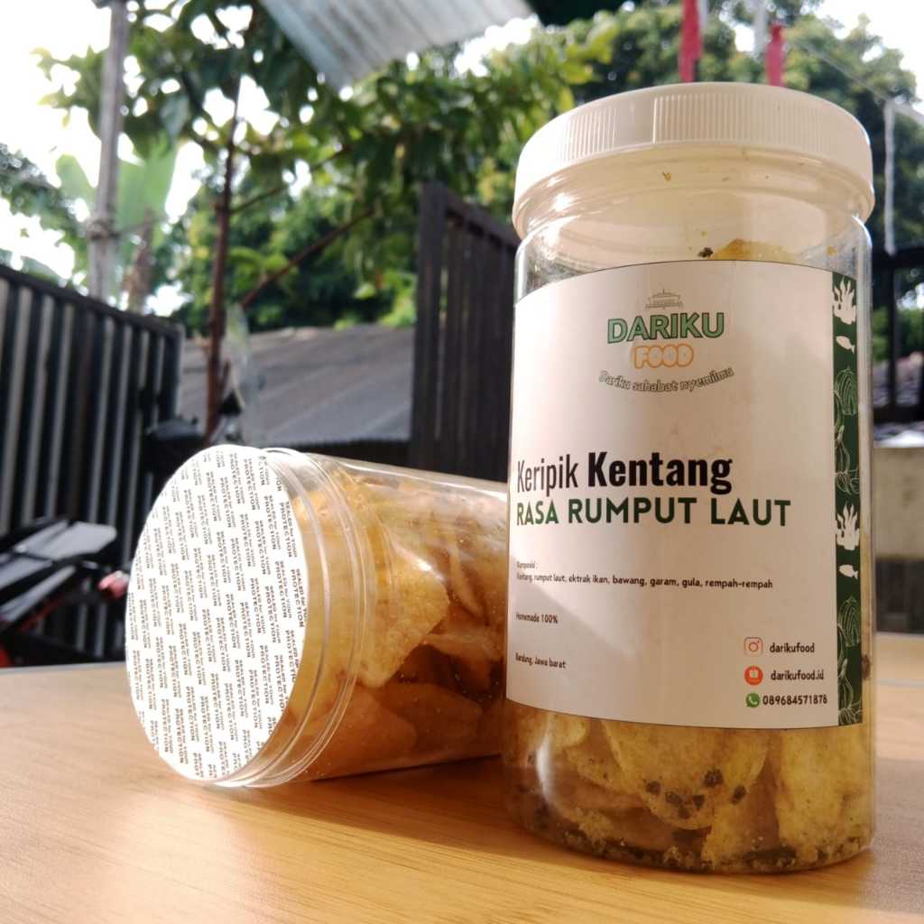 

Keripik kentang rumput laut Toples HOME MADE-Dariku Food