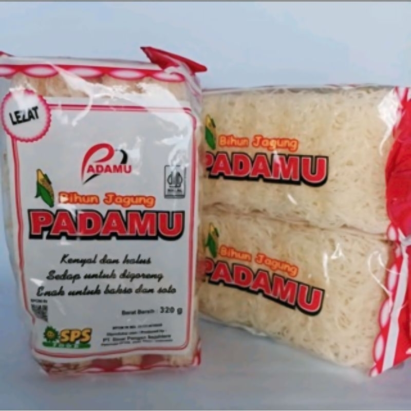 

BIHUN JAGUNG PADAMU MERAH KEMASAN JUMBO 320gr