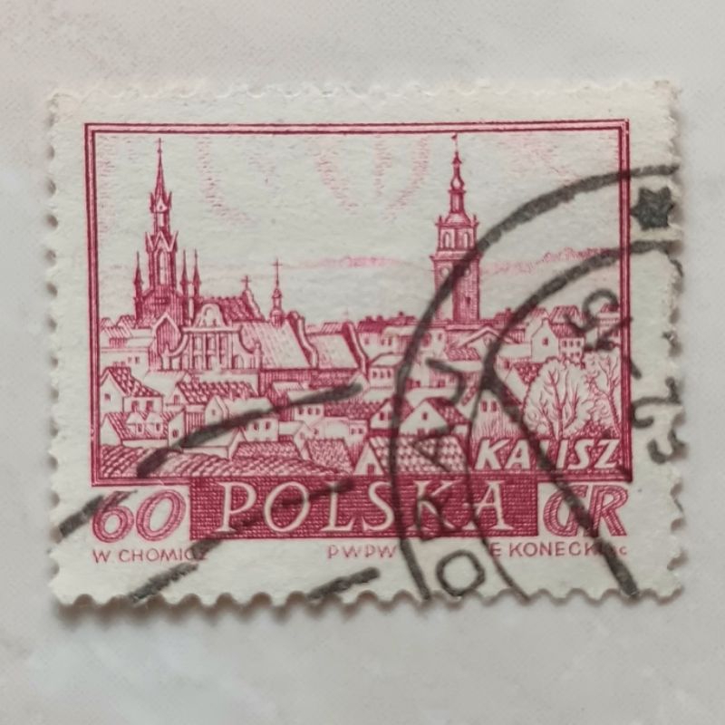 

(AD) Perangko Polandia 1960 Historic Towns 1960 - Kalisz 60 gros Used