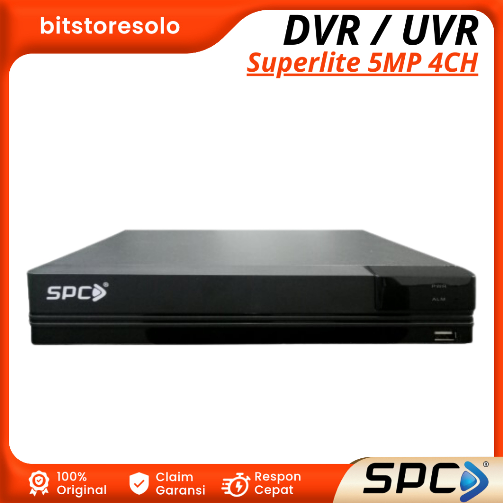DVR UVR SPC Superlite 5 MP 4 Channel UVR7TJ04EH-D54G H 265+