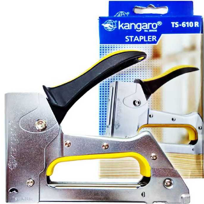 

Alat Stapler Tembak Kangaro Jok Kulit Motor / Guntacker TS 610R Sejenis MAX TGA/ Cekrekan / Pengokot / Stapler Sofa