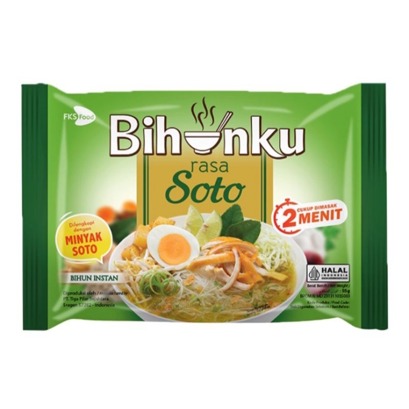 

Bihunku Bihun Instan Soto 55 g