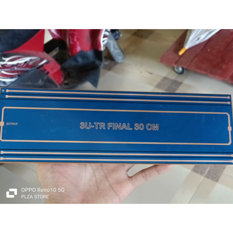 Pcb Tr final Line strip Garis 3U panjang 30cm x 9.3cm