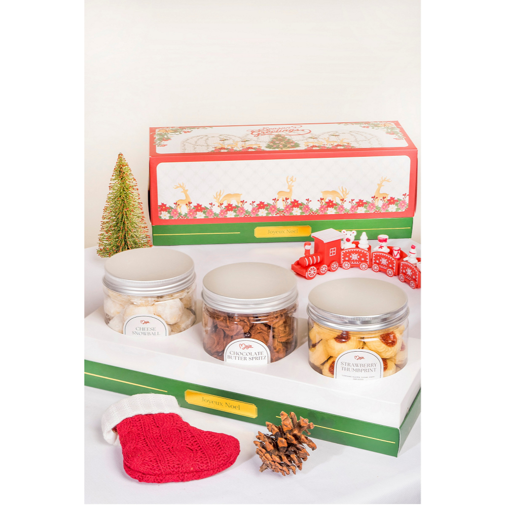 

JOYOUS Set Mujabakes Hamper Natal christmas kue bingkisan xmas