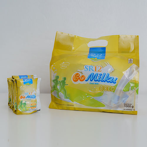 

RB SR12 Gomilku Sachet isi 40pcs Susu Kambing Etawa TInggi Kalsium Dengan Varian Rasa Original