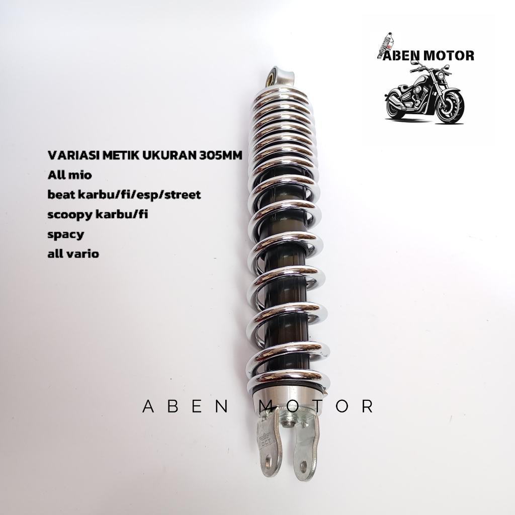 SHOCK BELAKANG 305 VARIASI METIK MIO,BEAT,BEAT FI/ESP/STREET,VARIO OLD/100,SCOOPY,GENIO,FINO,XEON