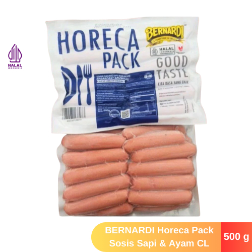 

Bernardi Horeca Pack Sosis Sapi & Ayam CL 500 gr