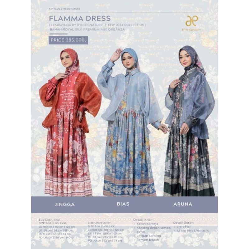DYN SIGNATURE Flamma dress