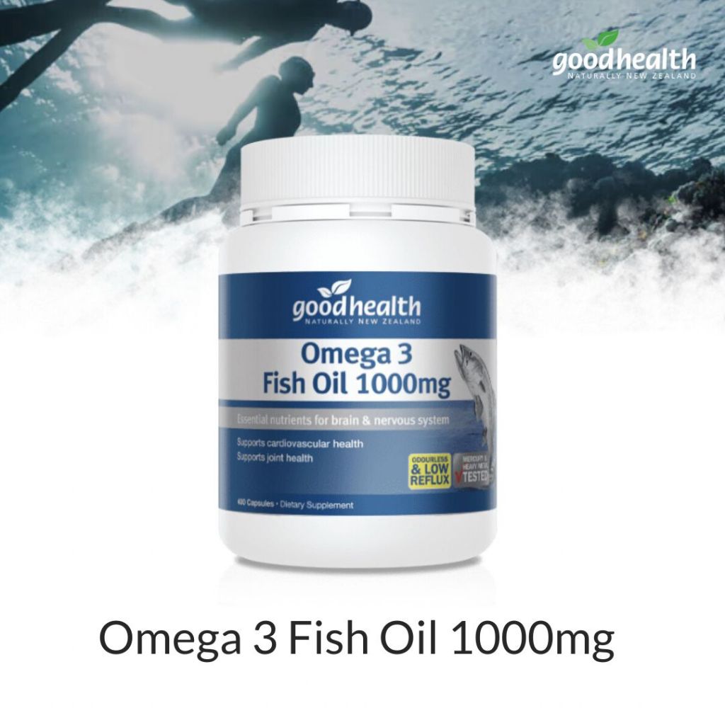 Omega 3 Fish Oil Goodhealth 150 Softgels | Minyak Ikan | Omega 3| New Zealand