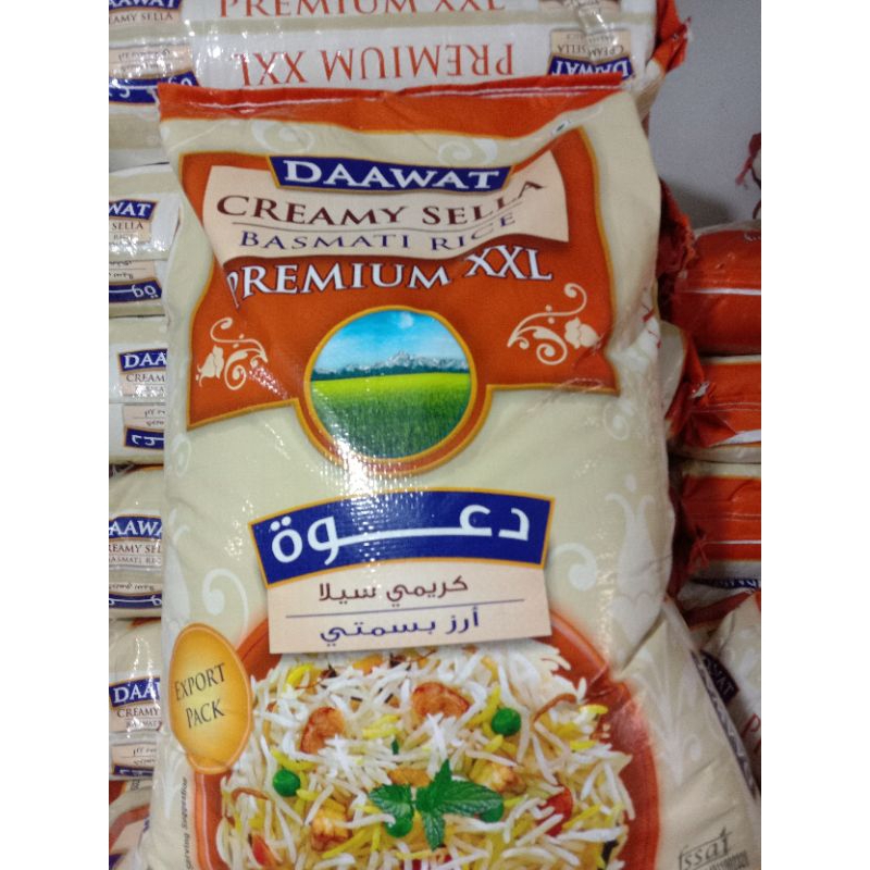 

Beras Basmati Dawaat Creamy sella 20 Kg