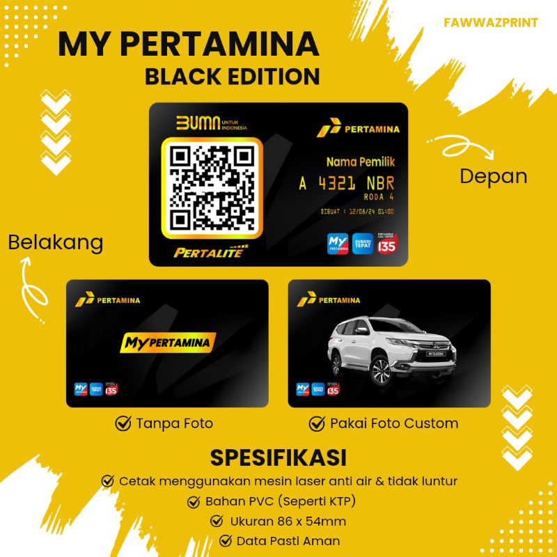 

KARTU MY PERTAMINA ANTI AIR GOLD EDITION