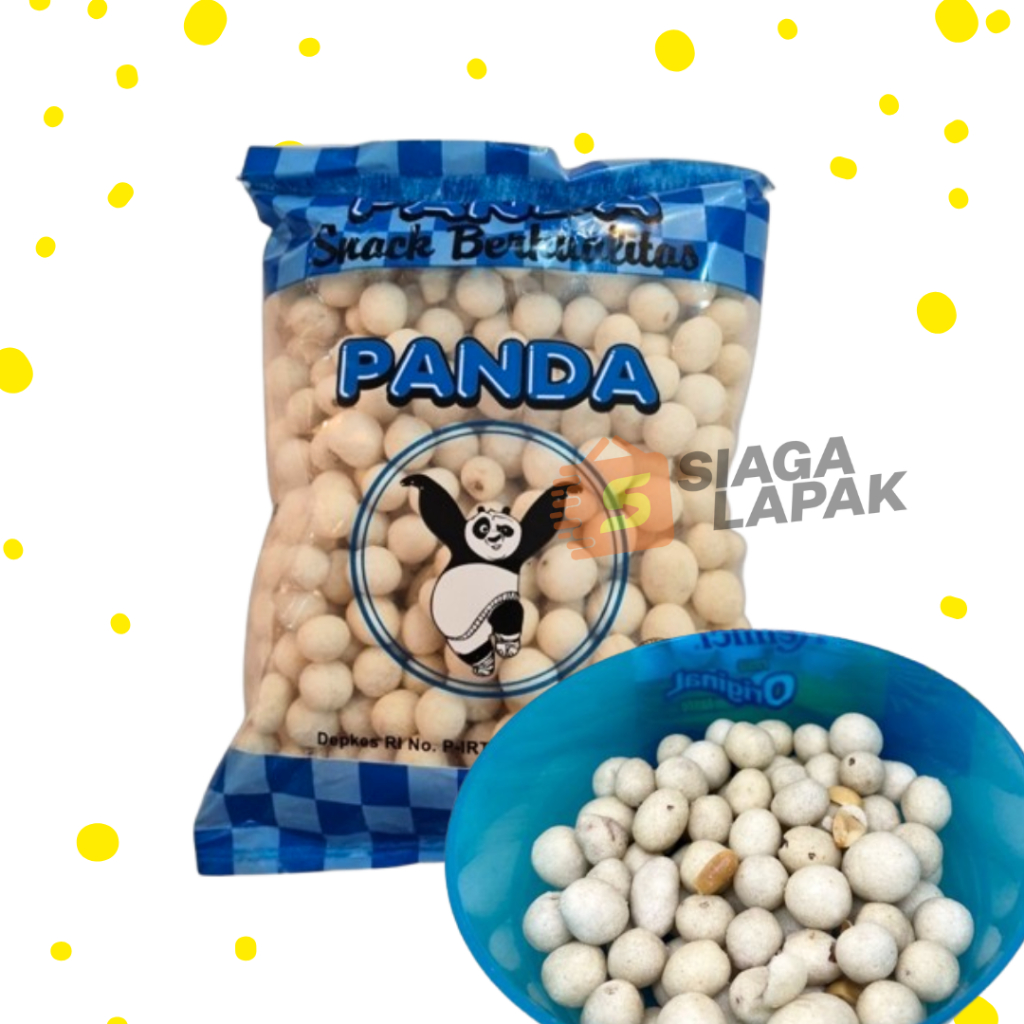 

Kacang Atom Cap Biru Panda 120gr Shanghai Bersalut Original