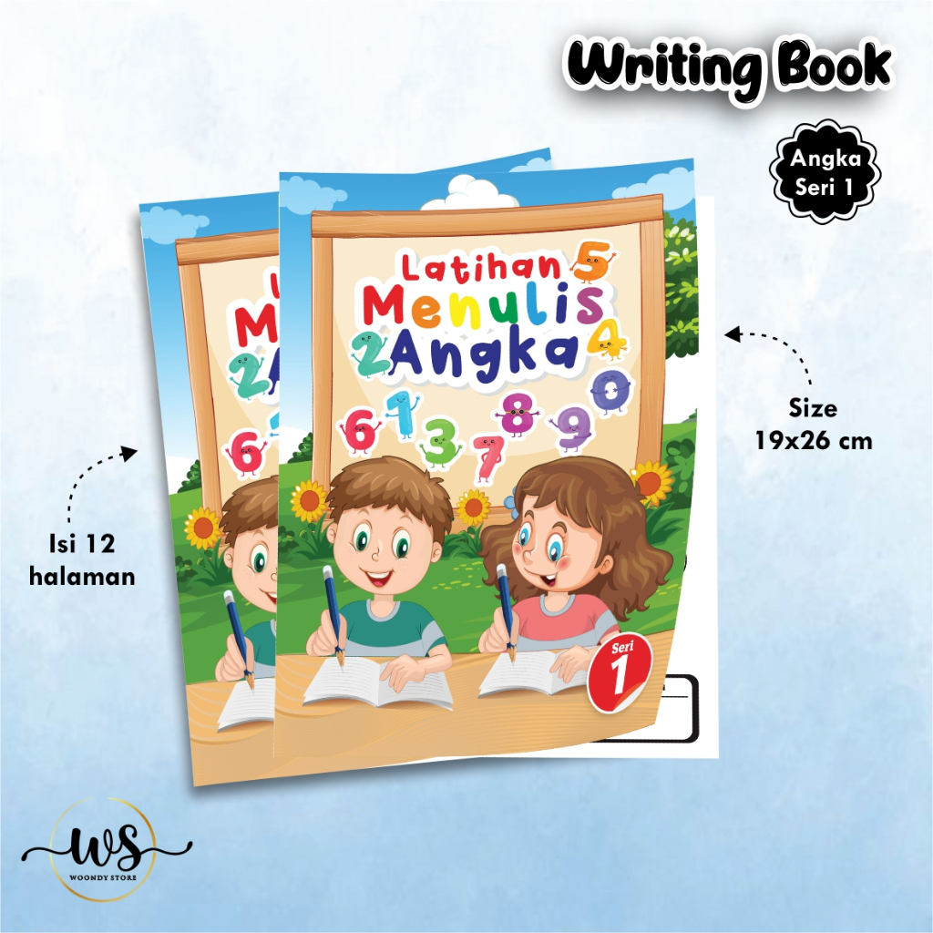 

BUKU WRITING BOOK SERI 1 BELAJAR MENULIS - BUKU EDUKASI ANAK LATIHAN MENULIS ANGKA